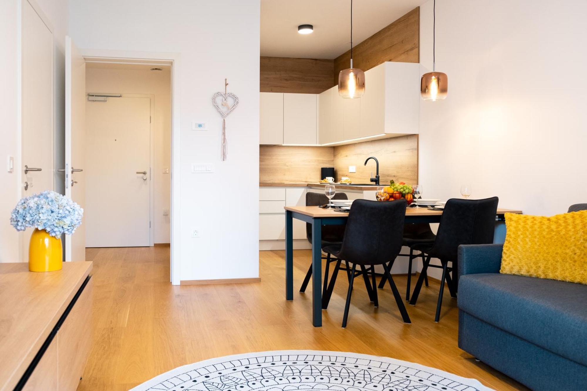 לובליאנה Masarykova Residence - Modern 1-Bedroom In City Center & Free Parking מראה חיצוני תמונה