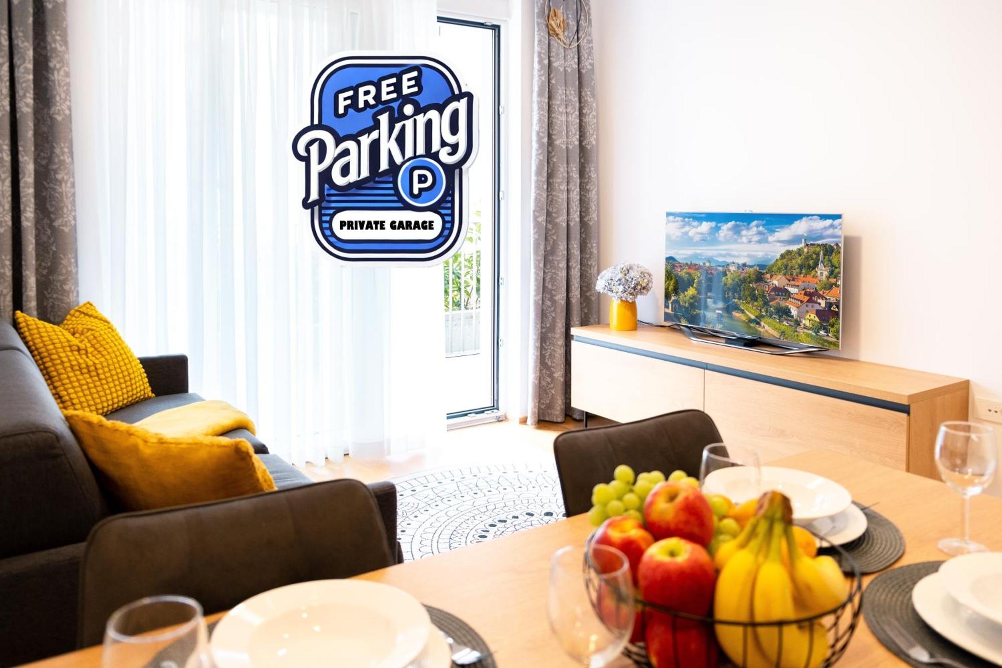 לובליאנה Masarykova Residence - Modern 1-Bedroom In City Center & Free Parking מראה חיצוני תמונה